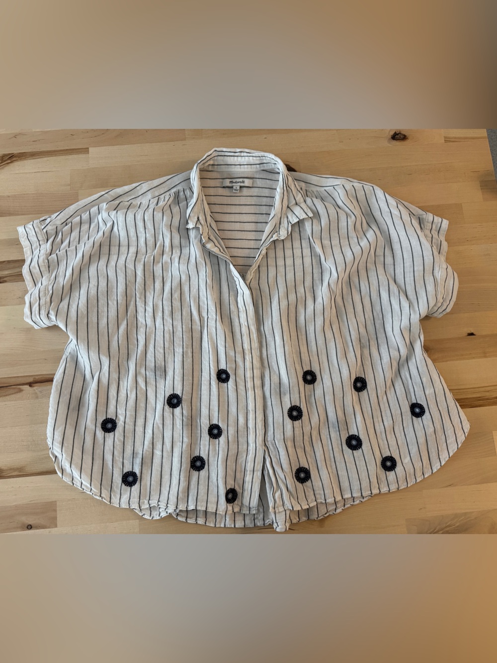 Madewell Cotton Embroidered Shirt
